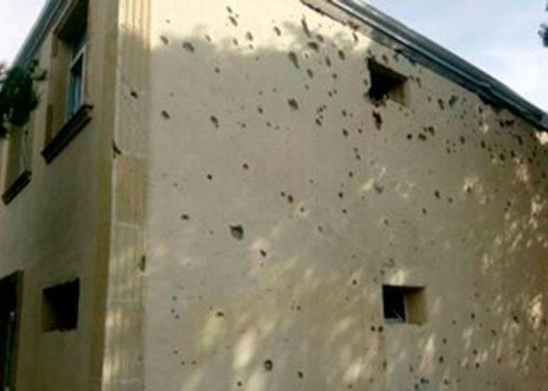 Ermənistan Silahlı Qüvvələri Ağdamda məktəb binasını atəşə tutub