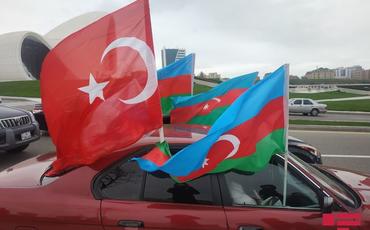 Ağdamın azad edilməsi münasibəti ilə Qələbə yürüşü keçirilir