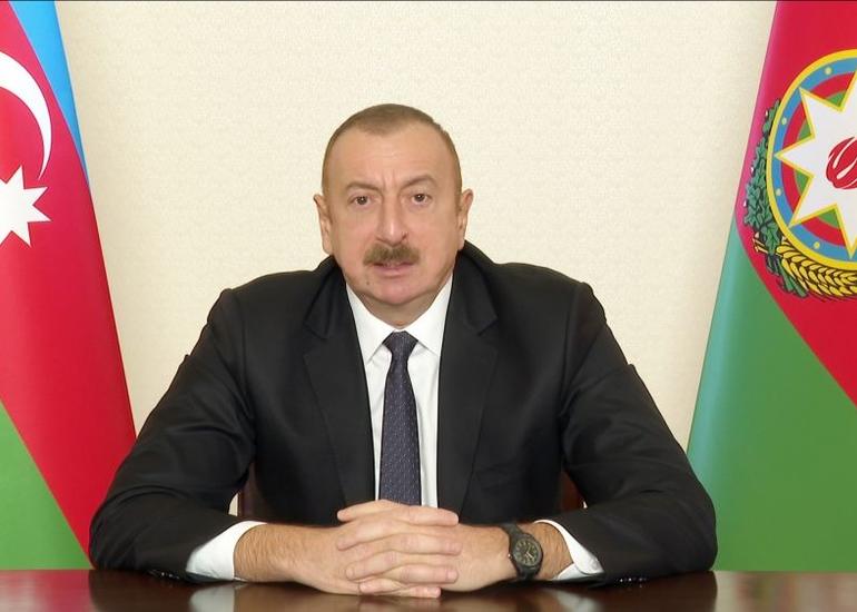 Azərbaycan Prezidenti: Biz düşməni Şuşadan qovanda su xəttini sıradan çıxarıb., indi Şuşada su yoxdur