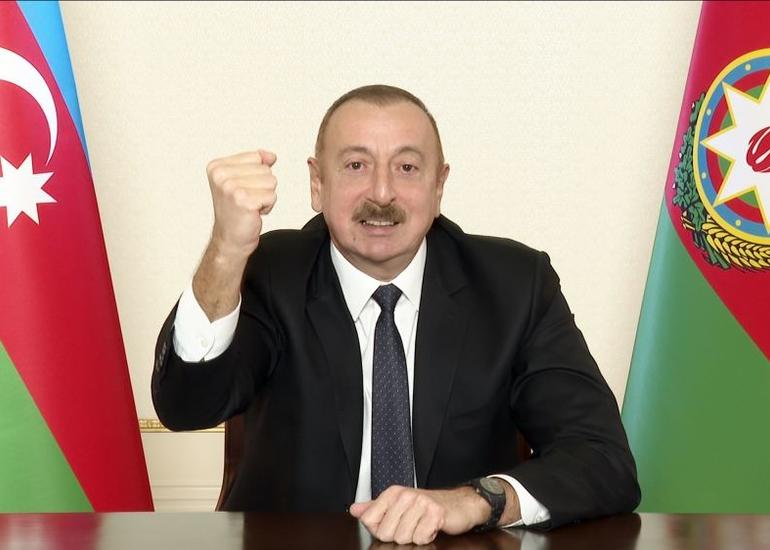 Azərbaycan Prezidenti: “Əgər düşmənin başını əzməsəydik, o, heç vaxt öz xoşu ilə bu torpaqlardan çıxmazdı”