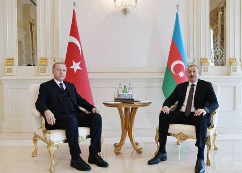Azərbaycan və Türkiyə prezidentlərinin təkbətək görüşü olub