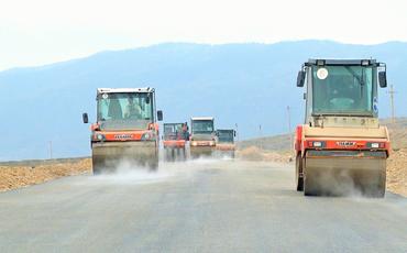 Suqovuşan və Talış kəndlərinə gedən tarixi yolların asfaltlanmasına başlanılıb