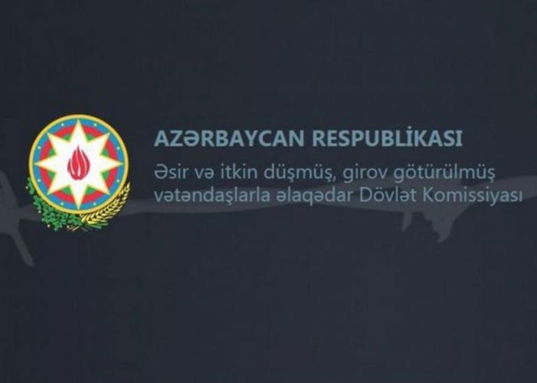 Dövlət Komissiyası bütövlükdə 54 erməninin azad edildiyini açıqlayıb