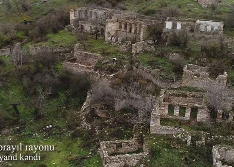 Cəbrayıl rayonunun Balyand kəndindən görüntülər - VİDEO