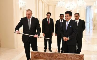 Prezident İlham Əliyev ICESCO-nun Baş direktorunu qəbul edib