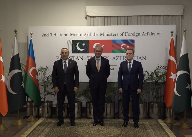 Pakistan, Türkiyə və Azərbaycan XİN başçılarının İkinci Üçtərəfli Görüşü keçirilib