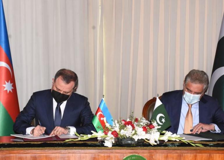 Azərbaycanla Pakistan arasında əməkdaşlıq haqda saziş imzalanıb