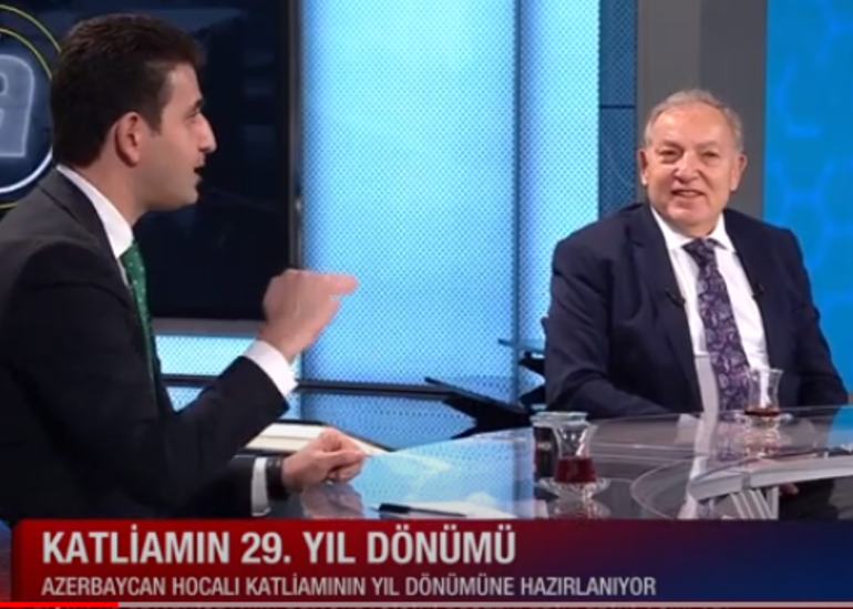 Naqif Həmzəyev “A Haber” televiziya kanalında Xocalı soyqırımından danışıb
