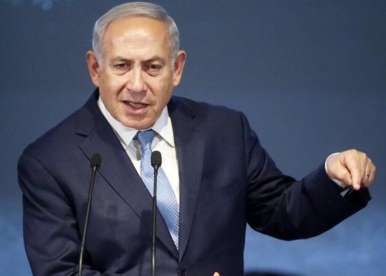 Netanyahu İsrailə məxsus gəmidə partlayışa görə İranı günahlandırıb