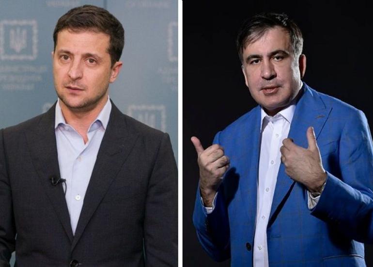 Zelenski Saakaşvilini Koordinasiya Şurasından kənarlaşdırıb