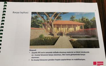 Bülbülün Şuşadakı ev muzeyinin bərpası ilə bağlı layihə hazırdır - ESKİZLƏR
