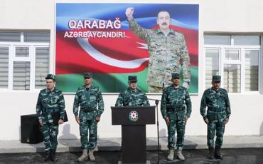 Ermənistanla dövlət sərhədində yeni hərbi hissə fəaliyyətə başlayıb