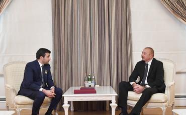 Prezident İlham Əliyev “Baykar Makine” şirkətinin texniki direktorunu və “ASELSAN” şirkətinin idarə heyətinin rəhbərini qəbul edib