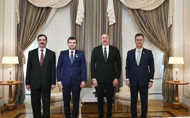 Prezident İlham Əliyev “Baykar Makine” şirkətinin texniki direktorunu və “ASELSAN” şirkətinin idarə heyətinin rəhbərini qəbul edib