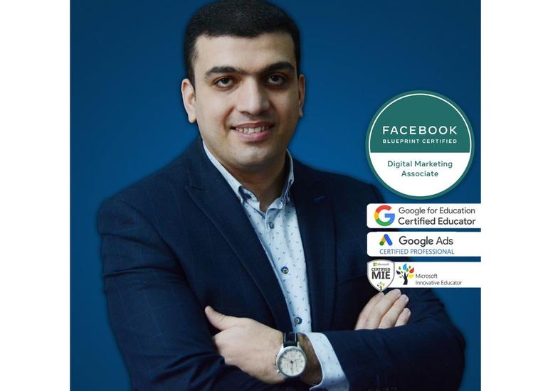 UNEC-in gənc müəllimi Facebook və Google akkreditasiyasında uğur qazanıb