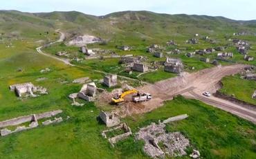 Xudafərin-Qubadlı-Laçın avtomobil yolunun tikintisinə başlanılıb - FOTO
