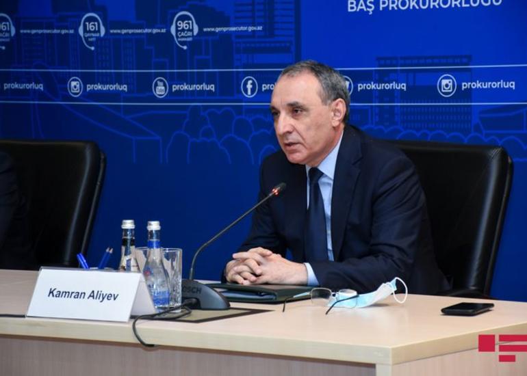 Baş prokuror Vətən müharibəsində itkin düşən şəxslərin ailə üzvlərini qəbul edib
