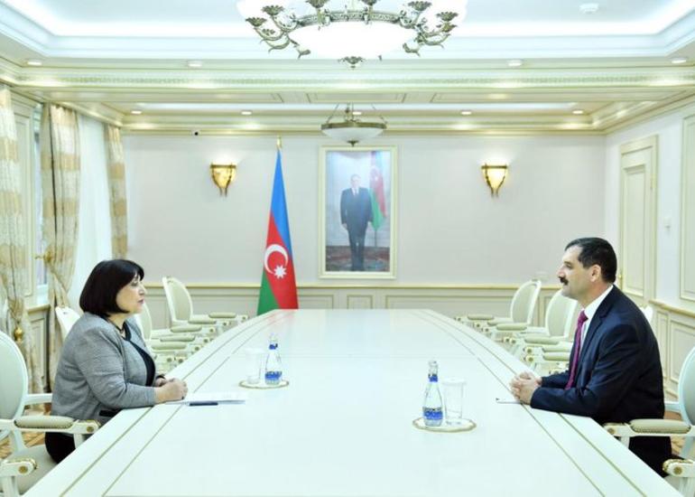 Sahibə Qafarova Türkiyə səfiri ilə görüşüb