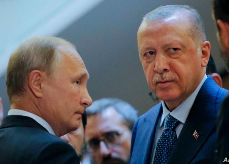 Rusiya və Türkiyə prezidentləri Ukrayna böhranını müzakirə edib