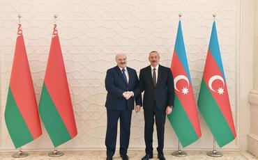 Azərbaycan və Belarus prezidentlərinin təkbətək görüşü olub