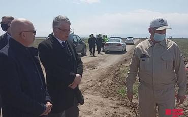 Ukrayna Baş nazirinin müavini Ağdama səfər edib