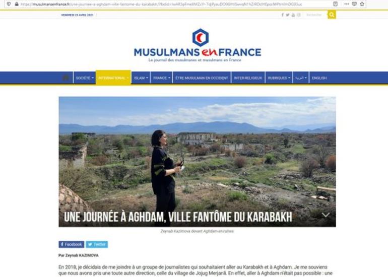 Ağdamdakı erməni vəhşiliyi Fransa mətbuatında