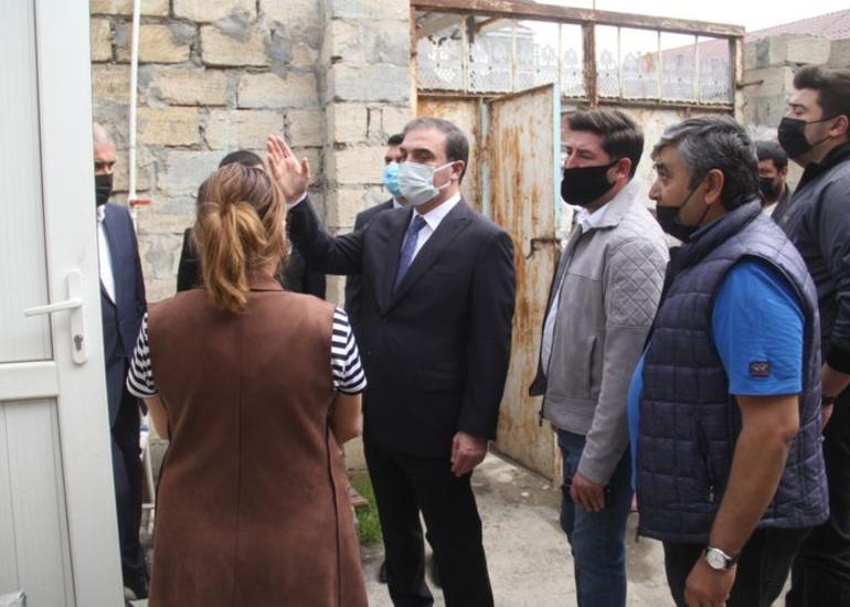 Gəncədə erməni terroru nəticəsində dəymiş ziyan aradan qaldırılır