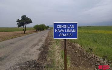 Jurnalistlər Zəngilanda aeroport inşa ediləcək ərazidə olublar