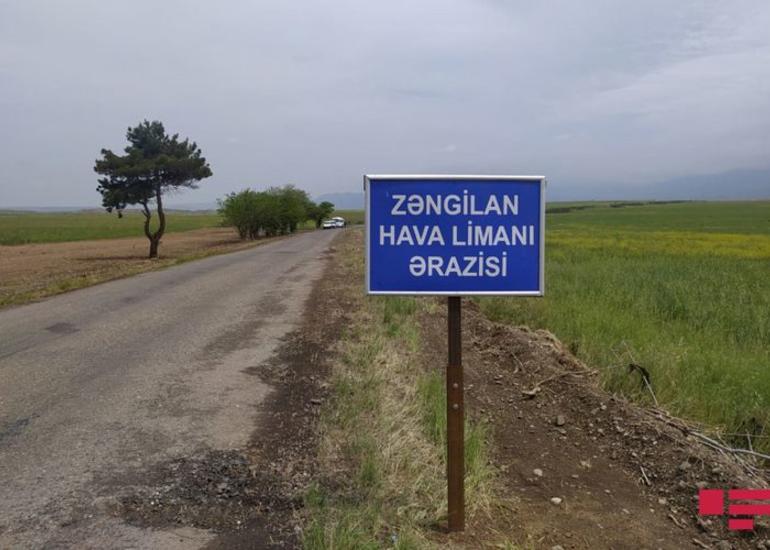 Jurnalistlər Zəngilanda aeroport inşa ediləcək ərazidə olublar