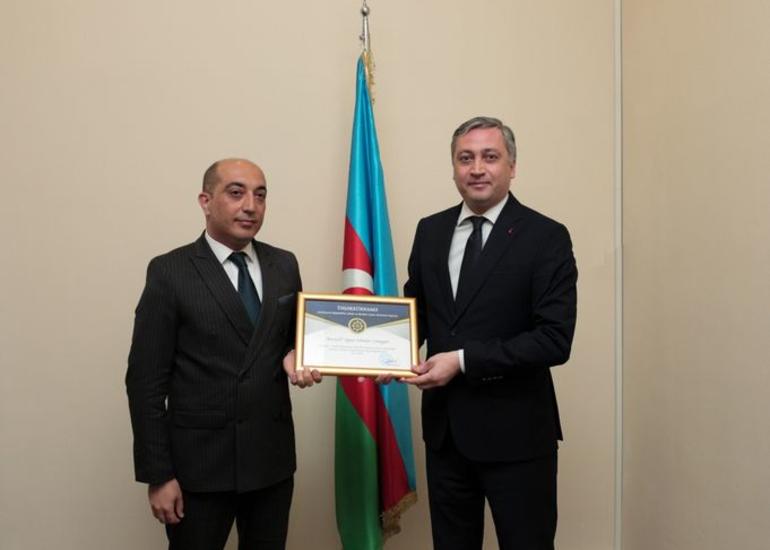 "AzerGold" Əmək və Əhalinin Sosial Müdafiəsi Nazirliyi tərəfindən təltif olunub
