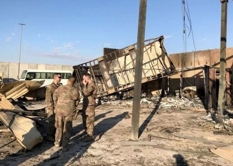 ABŞ qoşunlarının İraqda yerləşdiyi hərbi baza raket atəşinə tutulub