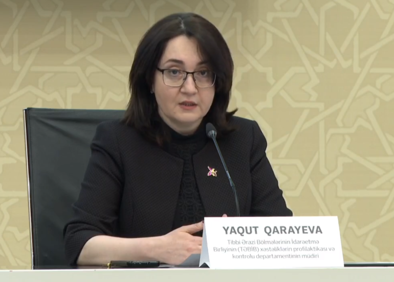 Yaqut Qarayeva: "Azərbaycanda epidemioloji vəziyyət nəzarət altındadır"
