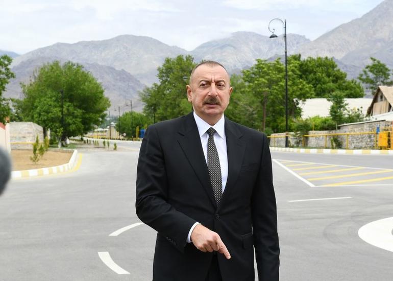 Prezident İlham Əliyev: Azərbaycan ərazisində Dağlıq Qarabağ adlı ərazi vahidi yoxdur
