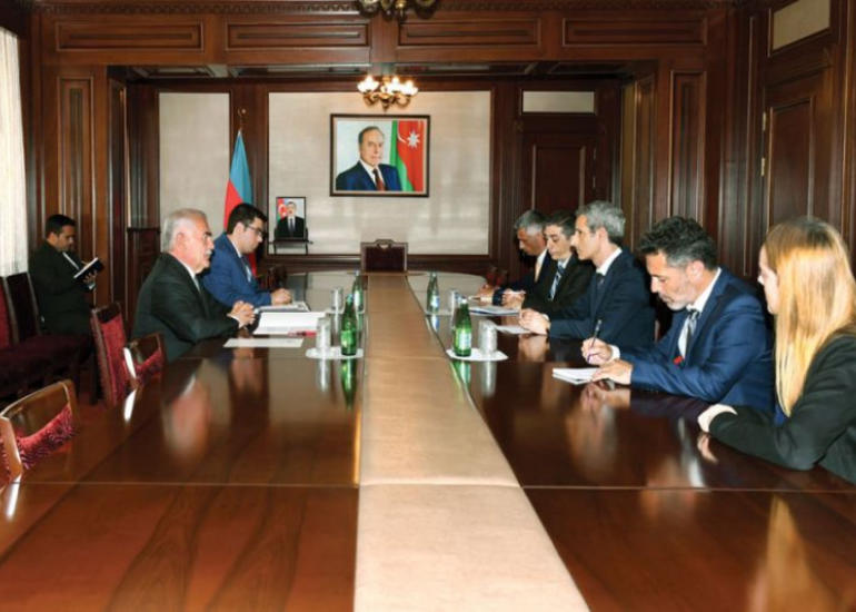 Vasif Talıbov Fransa səfiri ilə görüşüb