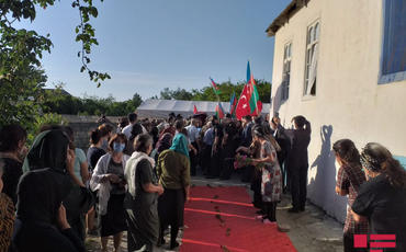 Vətən müharibəsinin şəhidi Təbriz İbrahimovla Salyanda vida mərasimi keçirilir