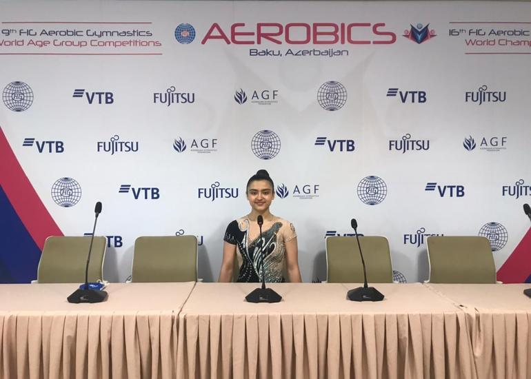 Milli Gimnastika Arenasının doğma zalında çıxış edən zaman böyük məsuliyyət hiss edirsən - Azərbaycanlı gimnast