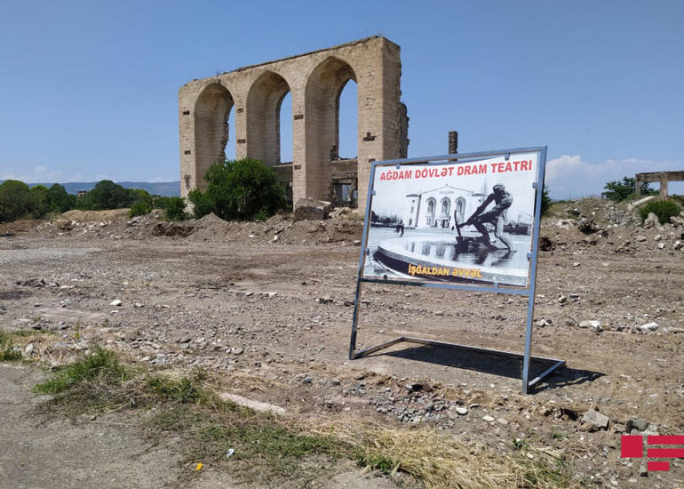 Jurnalistlər Ağdamda Zəfər muzeyi və açıq hava altında İşğal muzeyinin yaradılacağı ərazidə olub