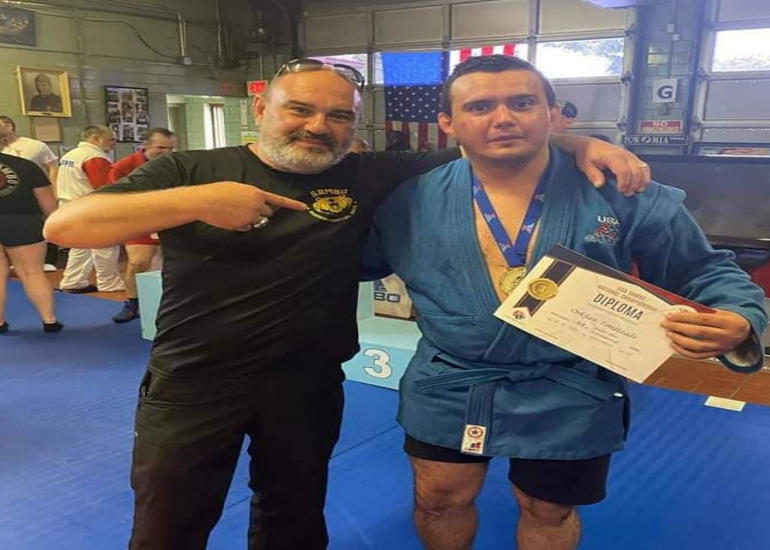 Azərbaycanlı samboçu ABŞ çempionu olub