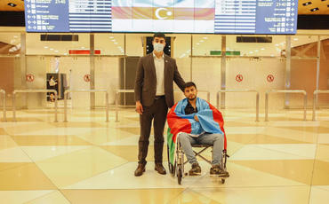 “YAŞAT” tərəfindən Türkiyəyə göndərilən 6 qazi sağalaraq geri dönüb