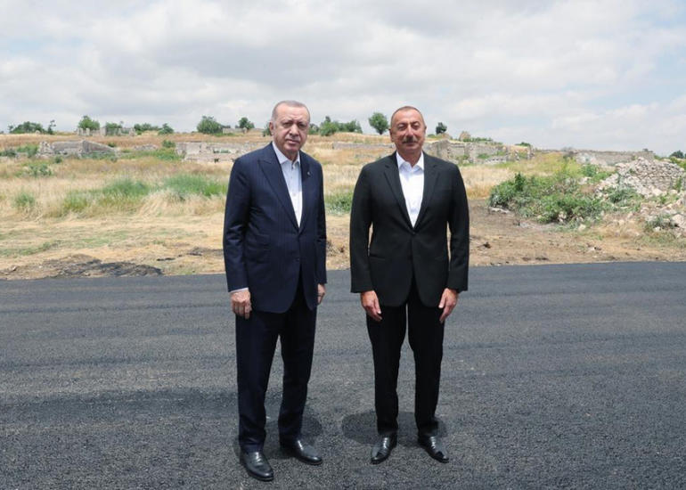 Azərbaycan və Türkiyə prezidentlərinin Şuşaya səfəri başlayıb
