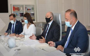 Mədəniyyət naziri Türk Əməkdaşlıq və Koordinasiya Agentliyinin nümayəndə heyəti ilə görüşüb