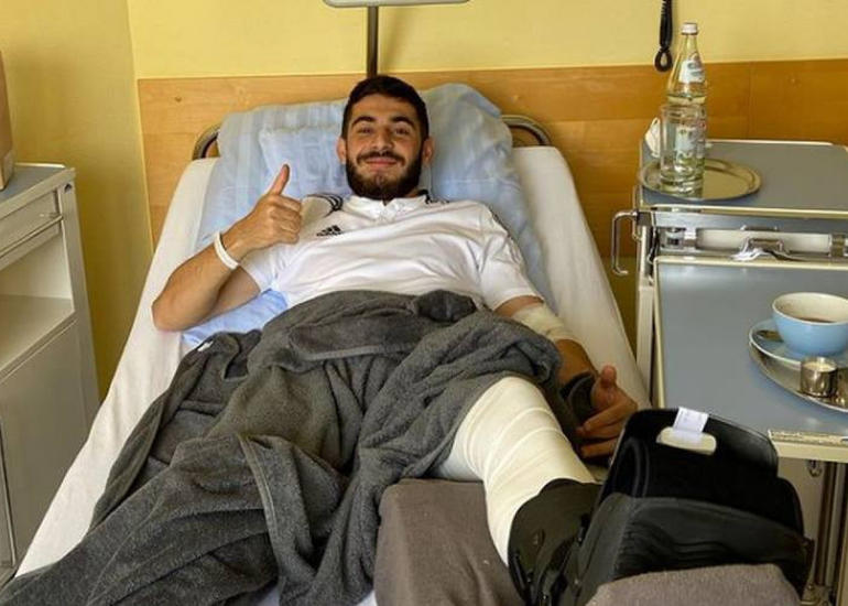 “Qarabağ”ın müdafiəçisi Almaniyada əməliyyat olunub
