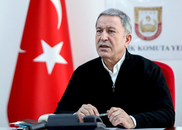 Hulusi Akar: “Fərat Qalxanı” Hərəkatı bölgəsində 7 terrorçu məhv edilib”