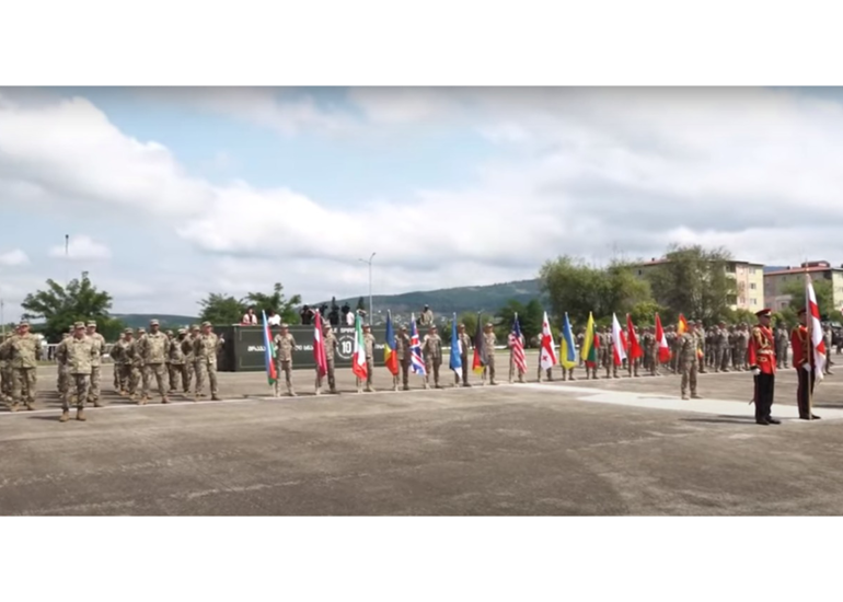 Azərbaycan hərbçiləri Gürcüstanda hərbi təlimlərdə iştirak edir