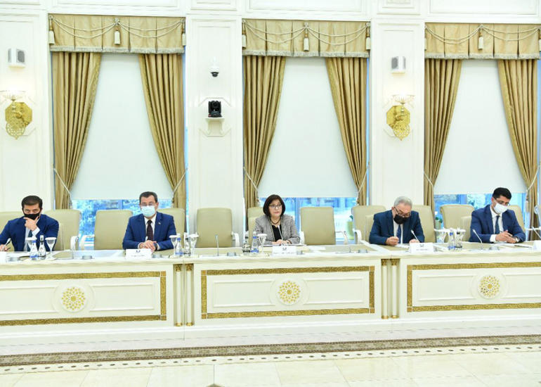 MM sədri Sahibə Qafarova AŞPA məruzəçisi Pol Qavanla görüşüb