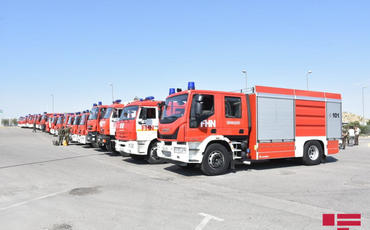 FHN-in yanğın-xilasetmə qüvvələrinin növbəti qrupu Türkiyəyə yola düşüb