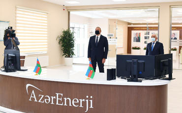 Prezident İlham Əliyev “Abşeron” yarımstansiyasının açılışında iştirak edib