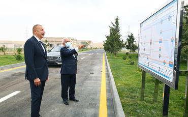 Prezident İlham Əliyev “Abşeron” yarımstansiyasının açılışında iştirak edib