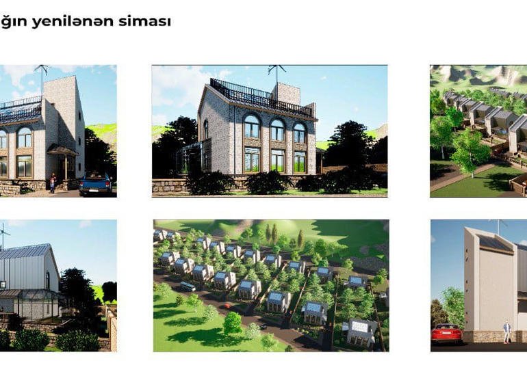 Qarabağda 5 kənd və 1 qəsəbənin yenidən qurulmasına dair ən yaxşı layihələr seçilib