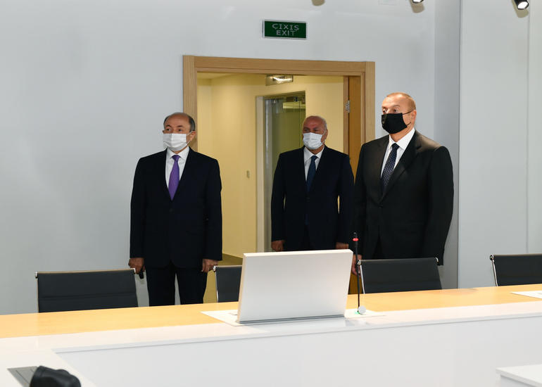 Prezident İlham Əliyev Sumqayıt Məhkəmə Kompleksinin açılışını edib